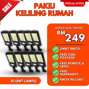 Lampu Solar - 10 Unit