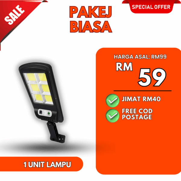 Lampu Solar - 1 Unit